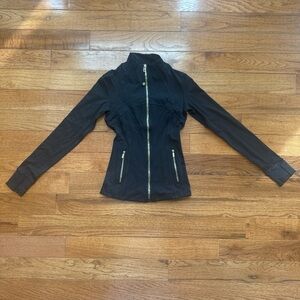 Women’s Black Lululemon Define jacket Zip-Front Jacket